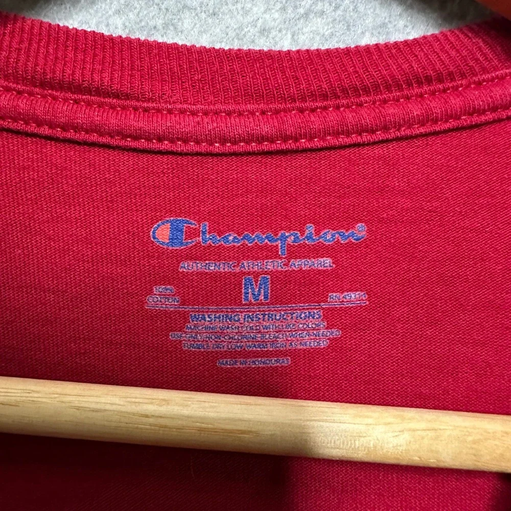 Arkansas Razorbacks Omahogs 2012 College World Series Red Champion Shirt Mens M - Picture 9 of 9